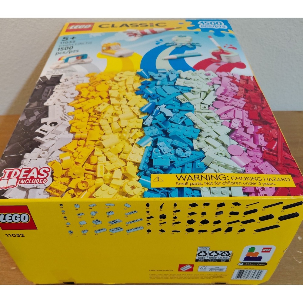 LEGO Classic Creative Color Fun 11032 1500 Pieces NEW SEALED Retired Set - Picture 7 of 7